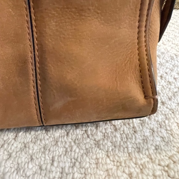 Rebecca Minkoff Brown Suede Leather Satchel - Picture 4 of 9